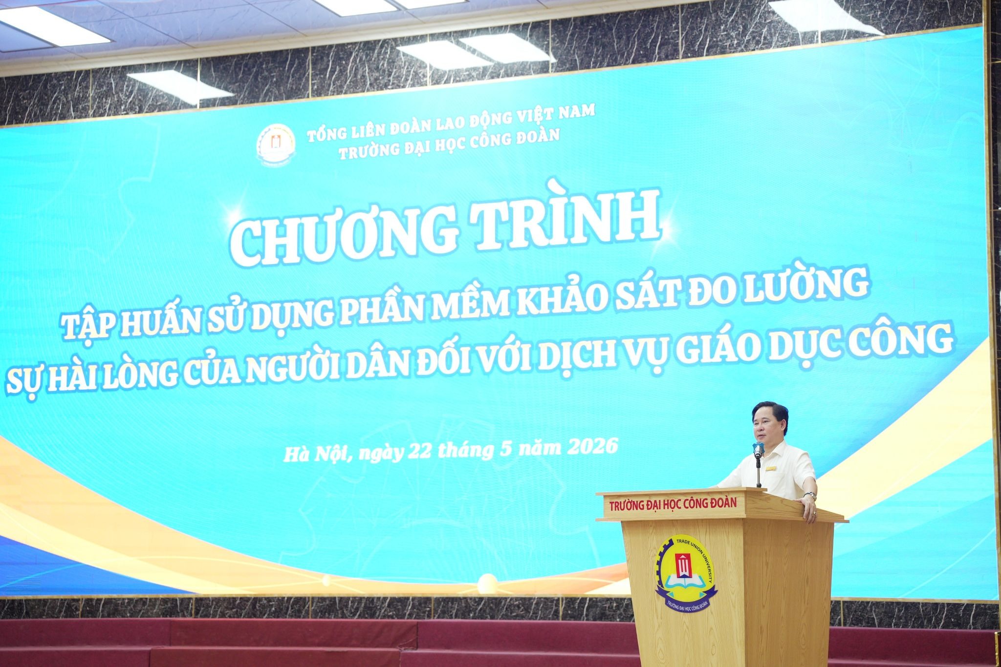 Tập huấn sử dụng phần mềm khảo sát, đo lường sự hài lòng của người dân đối với dịch vụ giáo dục công