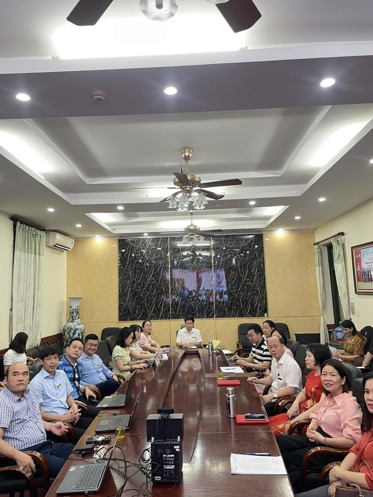 Đảng uỷ Trường Đại học Công đoàn tổ chức điểm cầu tiếp sóng hội nghị quán triệt, tổ chức triển khai Luật Thủ đô 2026
