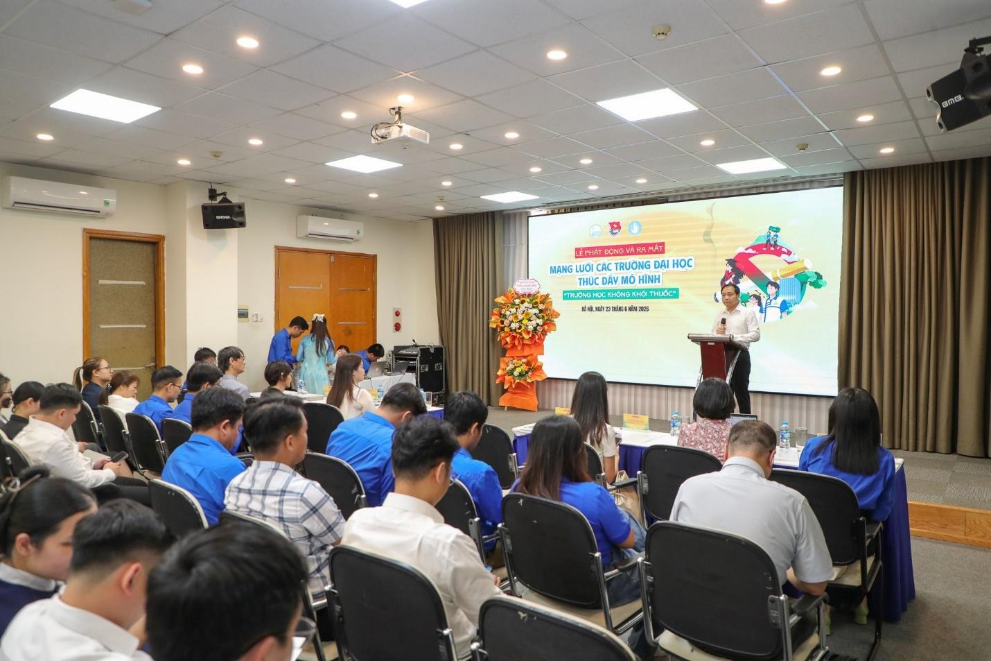 Tuổi trẻ Trường Đại học Công đoàn tham gia mạng lưới các cơ sở giáo dục đại học xây dựng mô hình trường học không khói thuốc